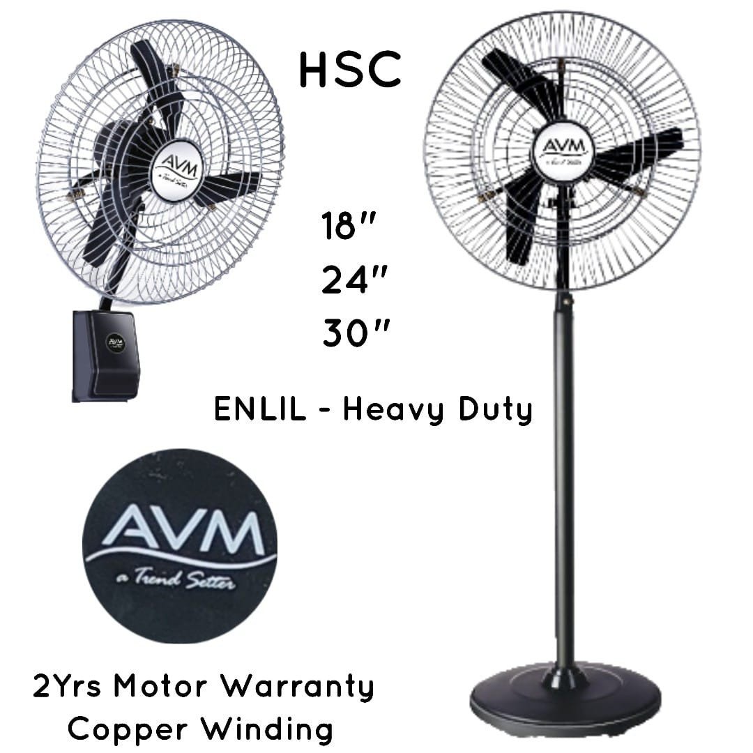 AVM Pedestal Fan Enlil Air Circulator | Industrial Fan | Commercial Fans Best Air Delivery | Industrial Pedestal Fan